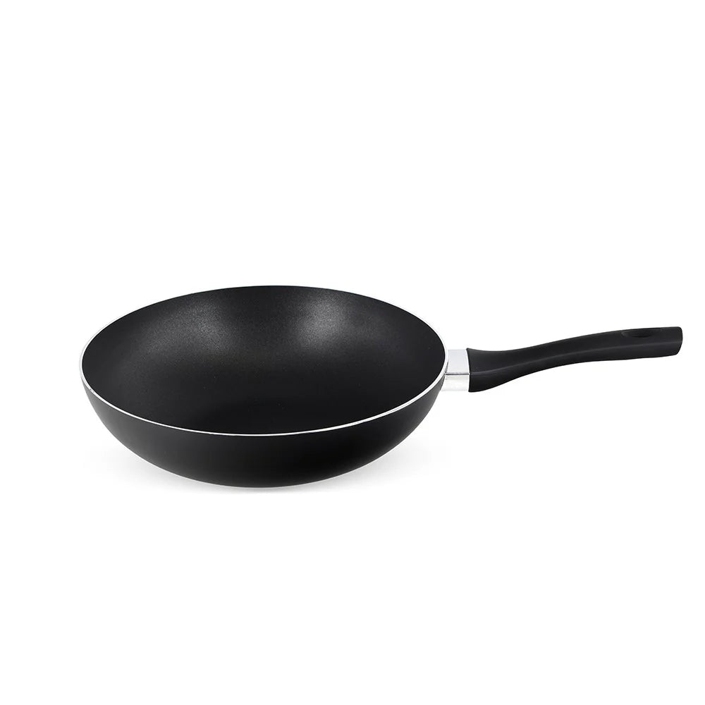 Wok Con Tapa 30cm Negro