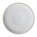 Plato Llano Coupe 28 Cm Blanco/Beige Artisan