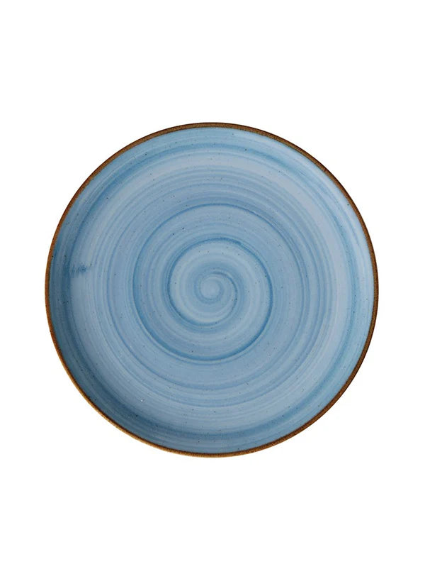 Plato Llano Coupe Azul/Mar 28 cms