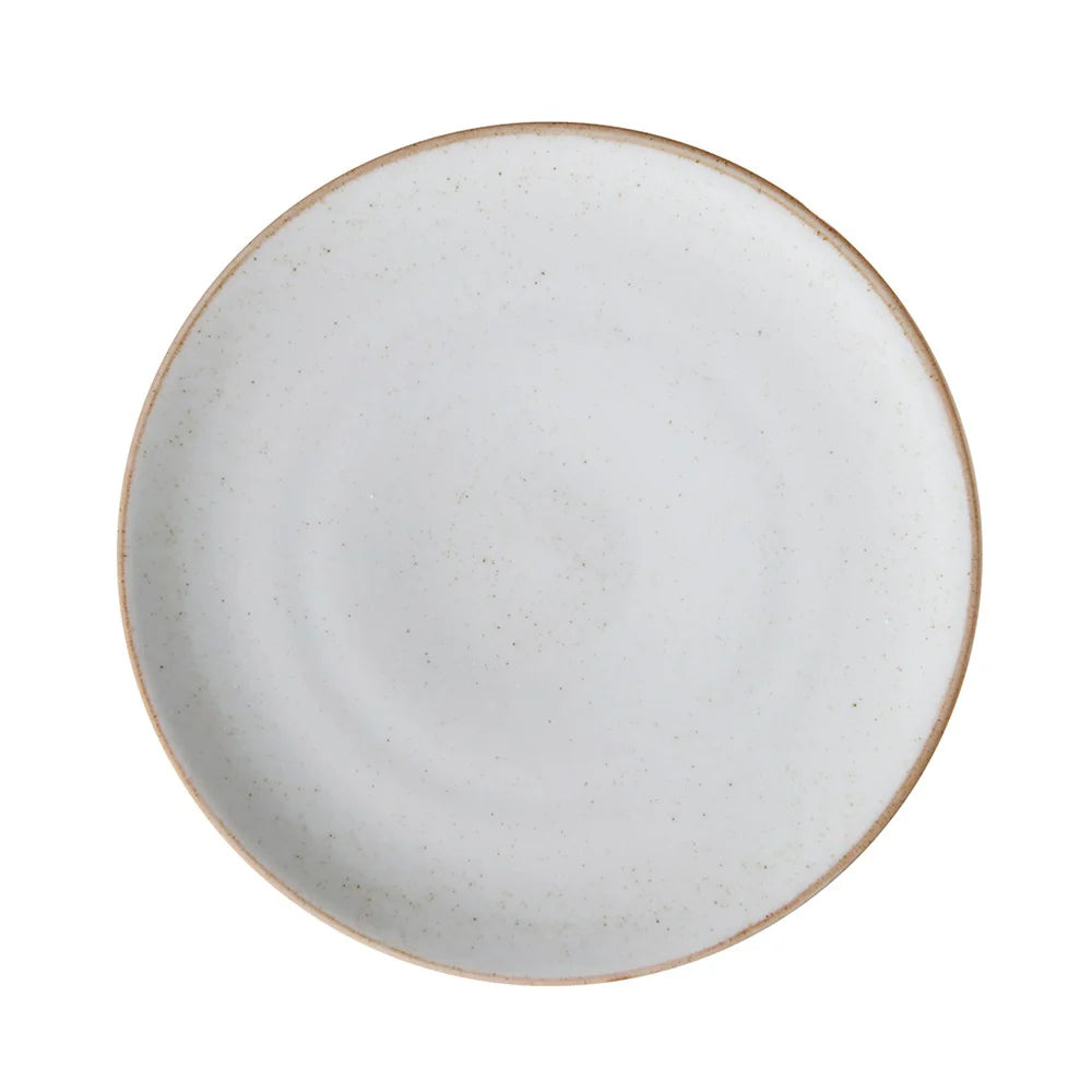 Plato Llano Coupe 23 Cm Blanco/Beige