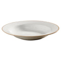 Plato Hondo 23 Cm Blanco/Beige Artisan