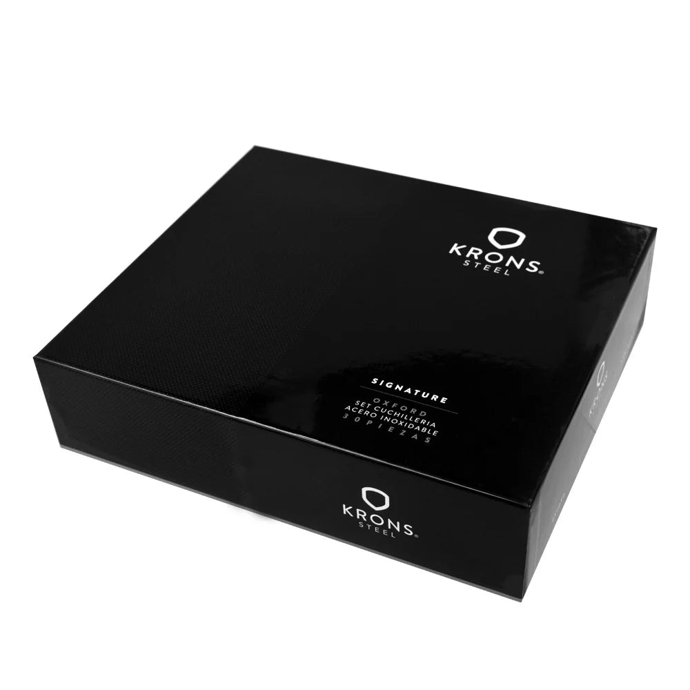 Cubiertos Acero Inoxidable 30 Piezas Plateado Krons Leeds