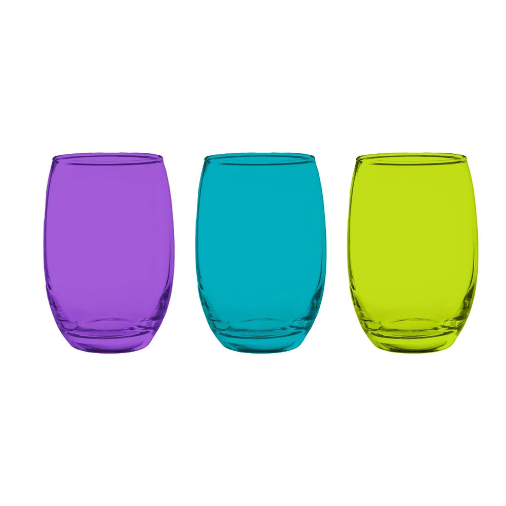 Vasos Altos Mikonos Full Color 460Cc