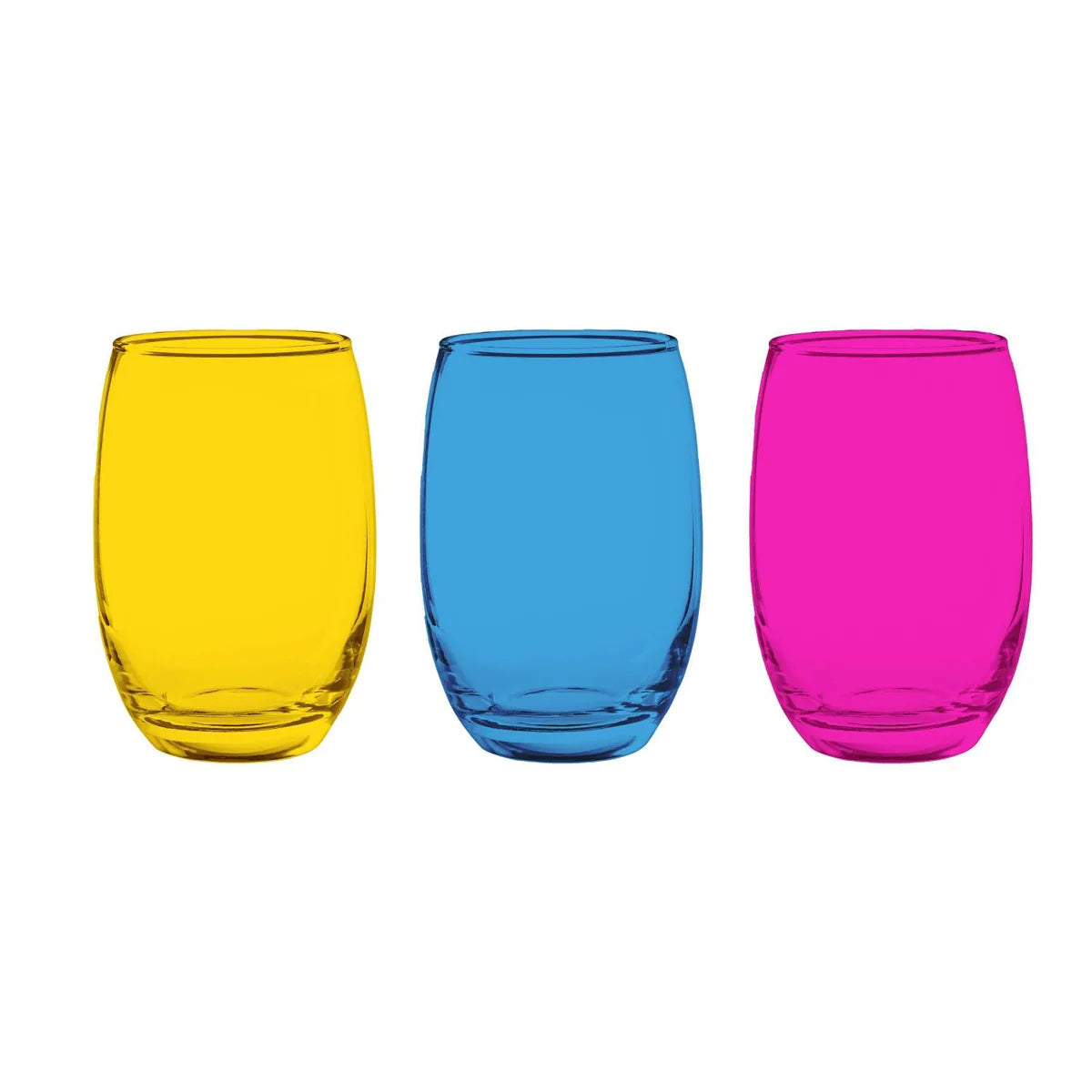 Vasos Altos Mikonos Full Color 460Cc