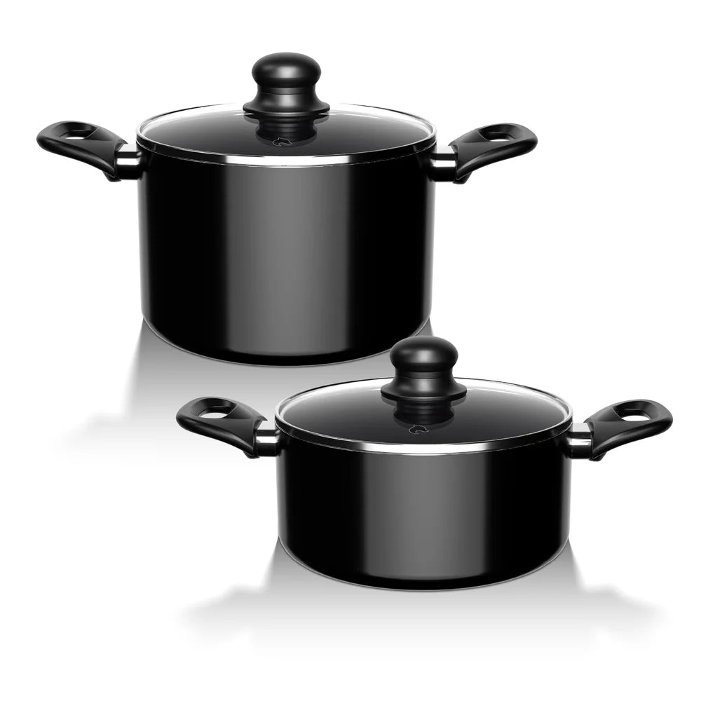 Batería 15 Piezas Omni Black Aluminio Antiadherente