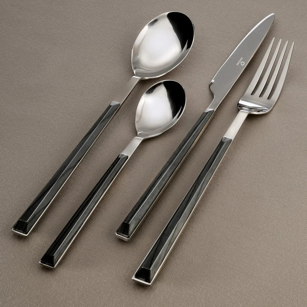 Cuchilleria 24 Piezas Acero Inoxidable Diseño Stone Kron