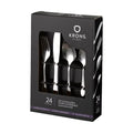 Cubiertos Acero Inoxidable Carnes 24Pzs Vancouver