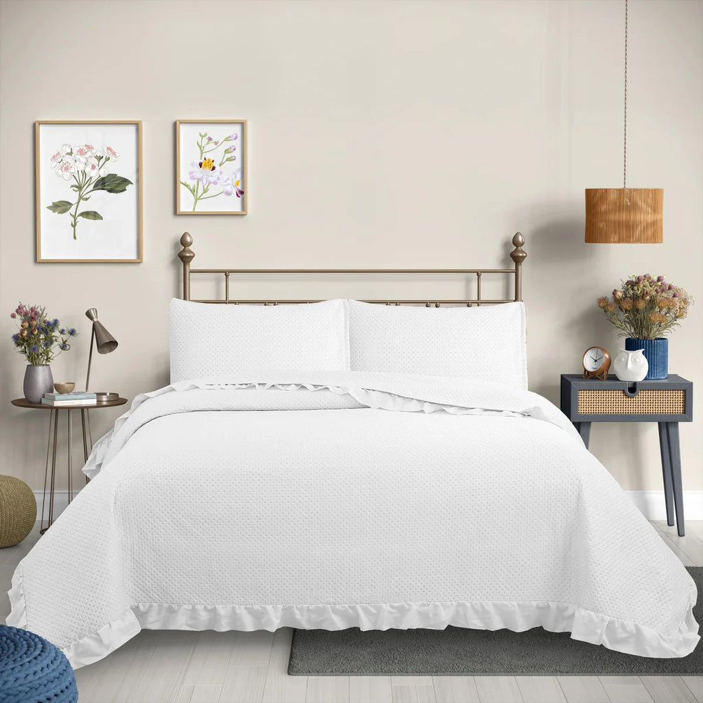 Magic Collection de Quilts Martiné en color Blanco KING