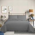 Cubrecama Quilt Gris - Magic Collection Martiné KING